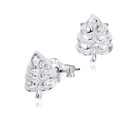 Fern Leaf Silver Stud Earring STS-3229